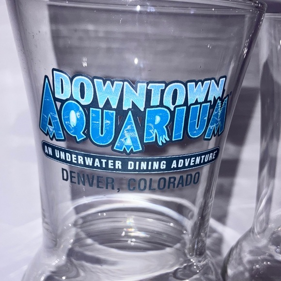 Downtown Aquarium Denver,‎ Colorado Souvenir Glass Set - Picture 2 of 7